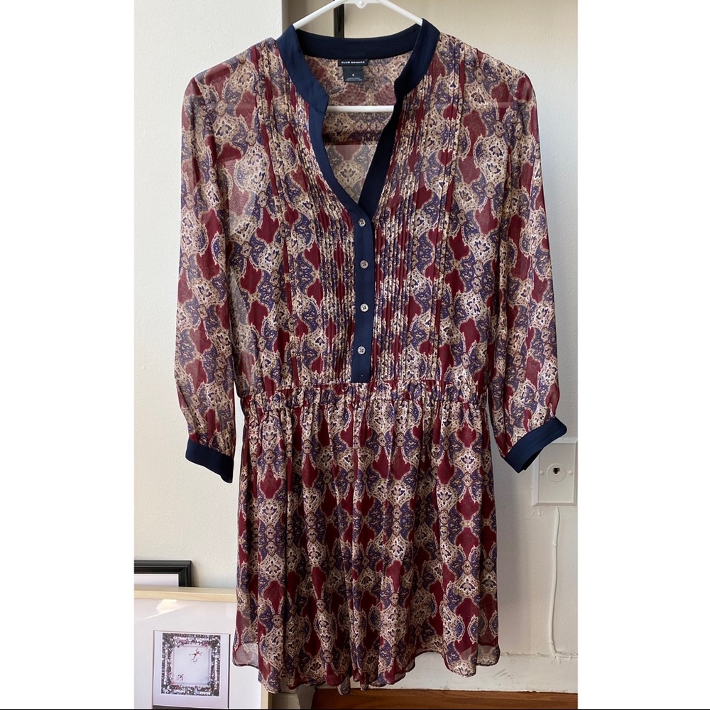 Club Monaco Silk Mini Dress